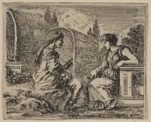 Vertumnus e Pomona, de Game of Mythology Jeu de la Mythologie, 1644.