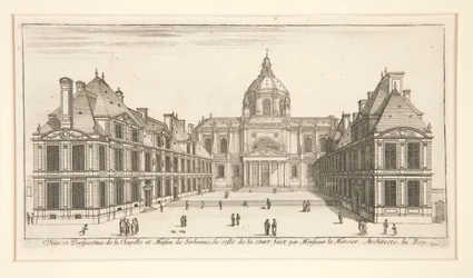 Vista e Perspectiva da Capela e da Casa da Sorbonne