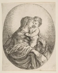 Virgem Abraçando o Menino Jesus, ca. 1641