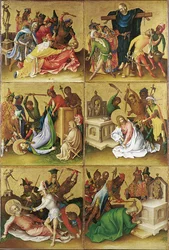 Martírio dos apóstolos. Painel direito