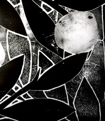 Árvore da Lua, 2016 (colagem monoprint)