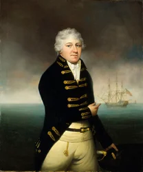 Retrato de um capitão da Companhia das Índias Orientais, c.1800 (pintura a óleo)