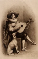 Músico e cão
