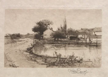 Esboço perto de Pittsfield, Massachusetts, 1887-1888.