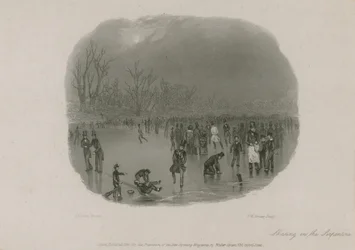 Patinando na serpentina, Hyde Park, Londres