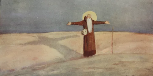 Santo António no Deserto, ilustração de 