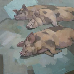 Os Três Porquinhos Adormecidos