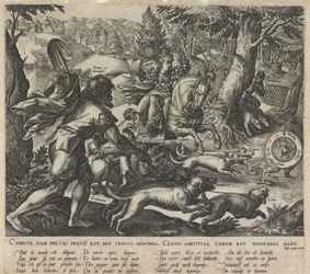 Uma caça alegórica, 1578
