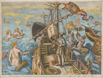 Christophorus Columbus Ligur America Retetio, 1591