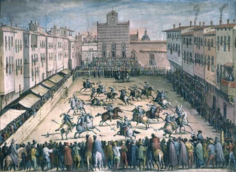 Justa de Cavalos na Piazza Santa Croce, 1561-1562