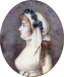 Retrato da Contesse Elizaveta Borisovna Shakhovskaya 1773-1796, década de 1790