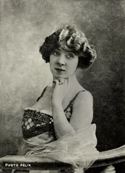 Retrato da artista francesa Amelie Dieterle (1871)