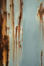 Textura de metal azul enferrujado