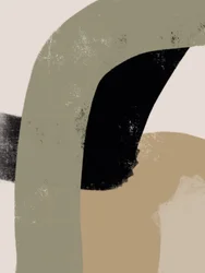 Curvas abstratas com tons terrosos