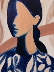 Perfil Azul Elegante