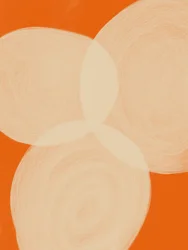 Formas serenas em laranja