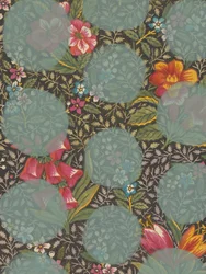 Jardim floral vibrante