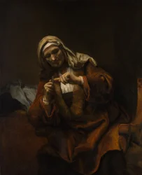 Velha cortando as unhas, ca. 1655-60.