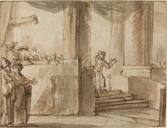 Judas Deixando o Sumo Sacerdote
