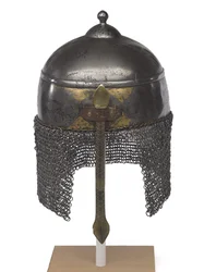 Kulah Khud, capacete estilo persa, c.1898 (ferro)