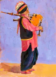 Maçarico-de-foles indiano, 2020, 29x22