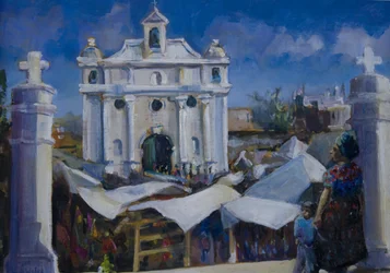 Dia de mercado, Guatemala, 2011,