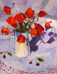 Papoulas iluminadas pelo Sol, 2003,