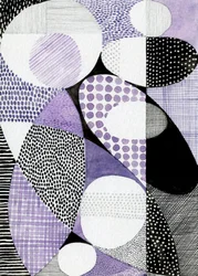 Lavanda Geométrica Abstrata