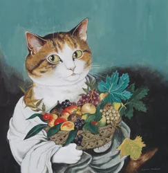 Ilustração de Cats Galore! Um Compêndio de Gatos Cultivados (pub. 2015)