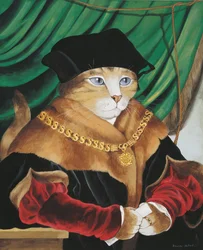 Ilustração de Cats Galore! Um Compêndio de Gatos Cultivados (pub. 2015)