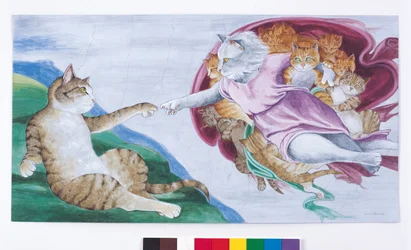 Ilustração de Cats Galore! Um Compêndio de Gatos Cultivados (pub. 2015)