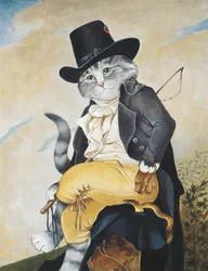 Ilustração de Cats Galore! Um Compêndio de Gatos Cultivados (pub. 2015)