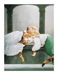 Ilustração de Shakespeare Cats: Livro de cartazes (pub. 2016)