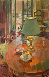 Porta para Terraço (óleo sobre tela)