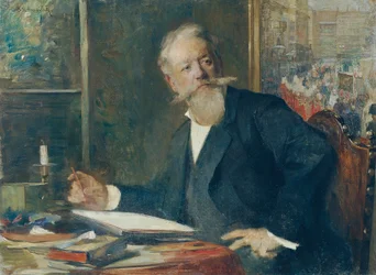 O pintor Karl Karger