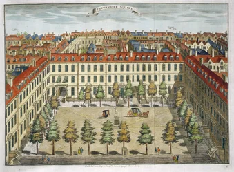 Devonshire Square, para &39;Stow&39;s Survey of London&39;, pub. 1754