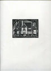 A Casa na Madeira (gravura em madeira)