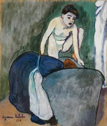 Menina, 1910 (pastel e óleo sobre papel)