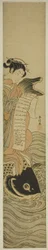 Courtesan Riding a Carp (paródia do Daoísta Imortal Kinko [chinês: Qin Gao])