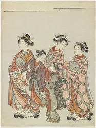 Cortesia com Atendentes no Desfile, após 1766