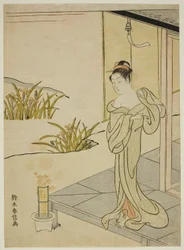 Summer, da série "Novas Versões de Flores das Quatro Estações (Shinpan furyu shiki no hana)"