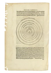 "On the Revolutions celestial orbs" de Nicholas Copernicus e "The History of the revolutions of Nicholas Copernicus first story" de John Rheticus, duas obras em um volume, Basel 1566-67