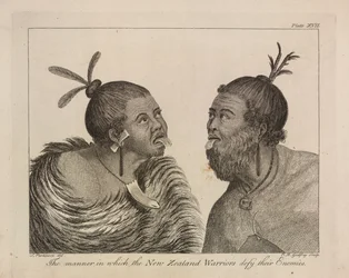 L.R.294.c.7,placa XVII guerreiros da Nova Zelândia