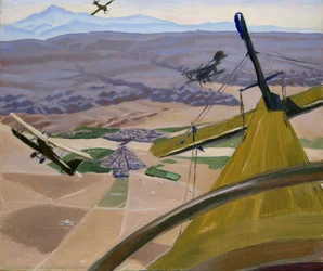 Sobre as colinas do Curdistão: voando sobre Kirkuk, 1919
