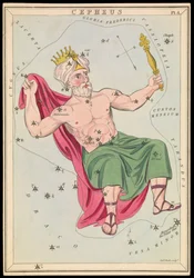 Cepheus, c.1825 (cartão, papel, tecido)