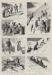 Uma subida do Schilthorn de Murren, Suíça