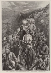 Índia na Escócia, um príncipe indiano voltando do tiroteio de um dia nas Terras Altas