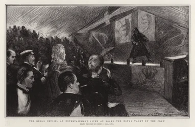 O cruzeiro do rei, um entretenimento dado a bordo do Royal Yacht pela tripulação