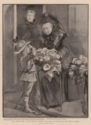 Visita da Rainha ao Hospital Herbert, Woolwich, um Incidente na Estação Arsenal