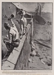 Alarme de Guerra, Kaffir Boys assistindo para as bombas do Inimigo em Mafeking
